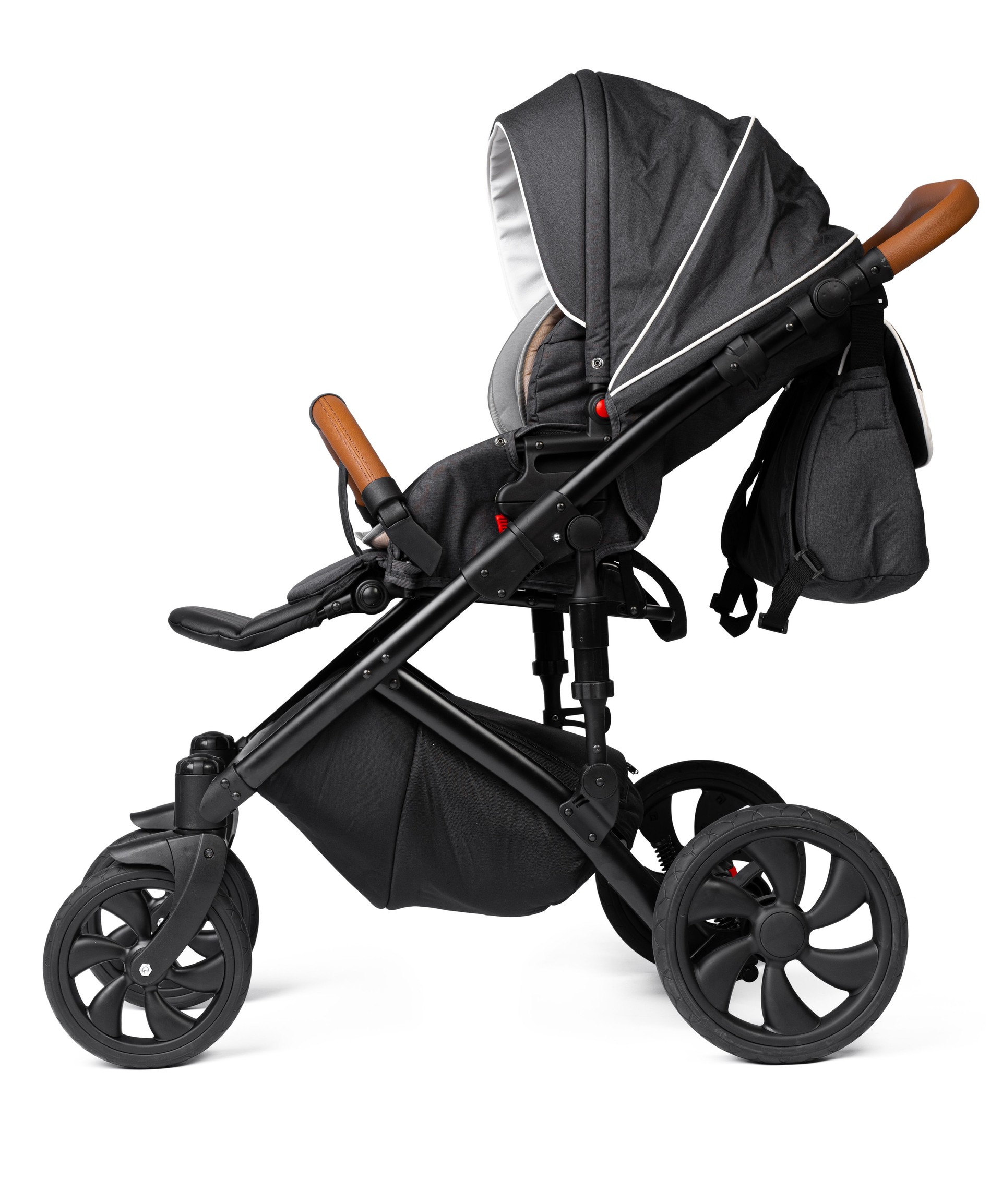 baby carriage isolated on a white background